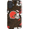NFL Cleveland Browns Tropical Print iPhone 16 Plus Impact Case